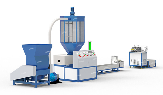 100 - 150kg/H plastic Plastic Uitdrijvend Machine Automatisch Type van de Recyclingsmachine
