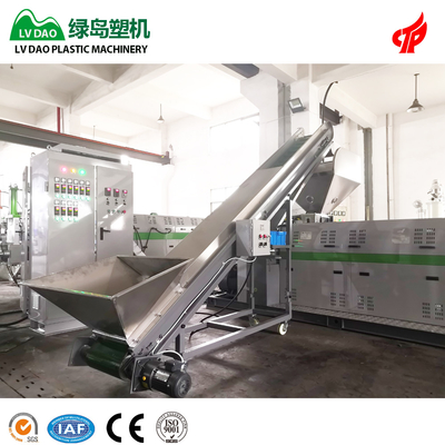 Pp-PE ABS PS de PA van PC de Plastic Hoge Capaciteit van de Recyclingsmachine 500kg/H